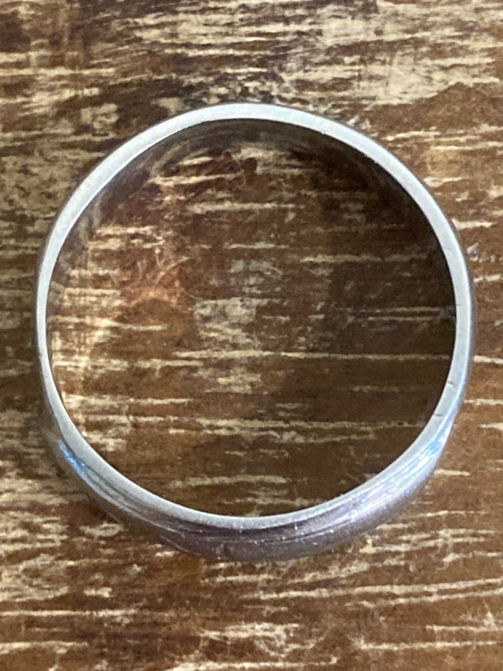 Silver Tone Star-Engraved Band Ring Size 9.5 - Picture 7 of 12